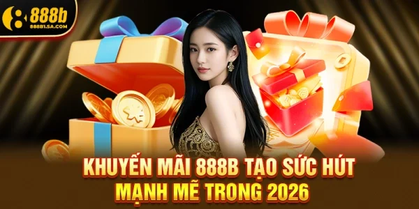 Lý Do Khuyến Mãi 888b Tạo Sức Hút Mạnh Mẽ Trong Năm 2026